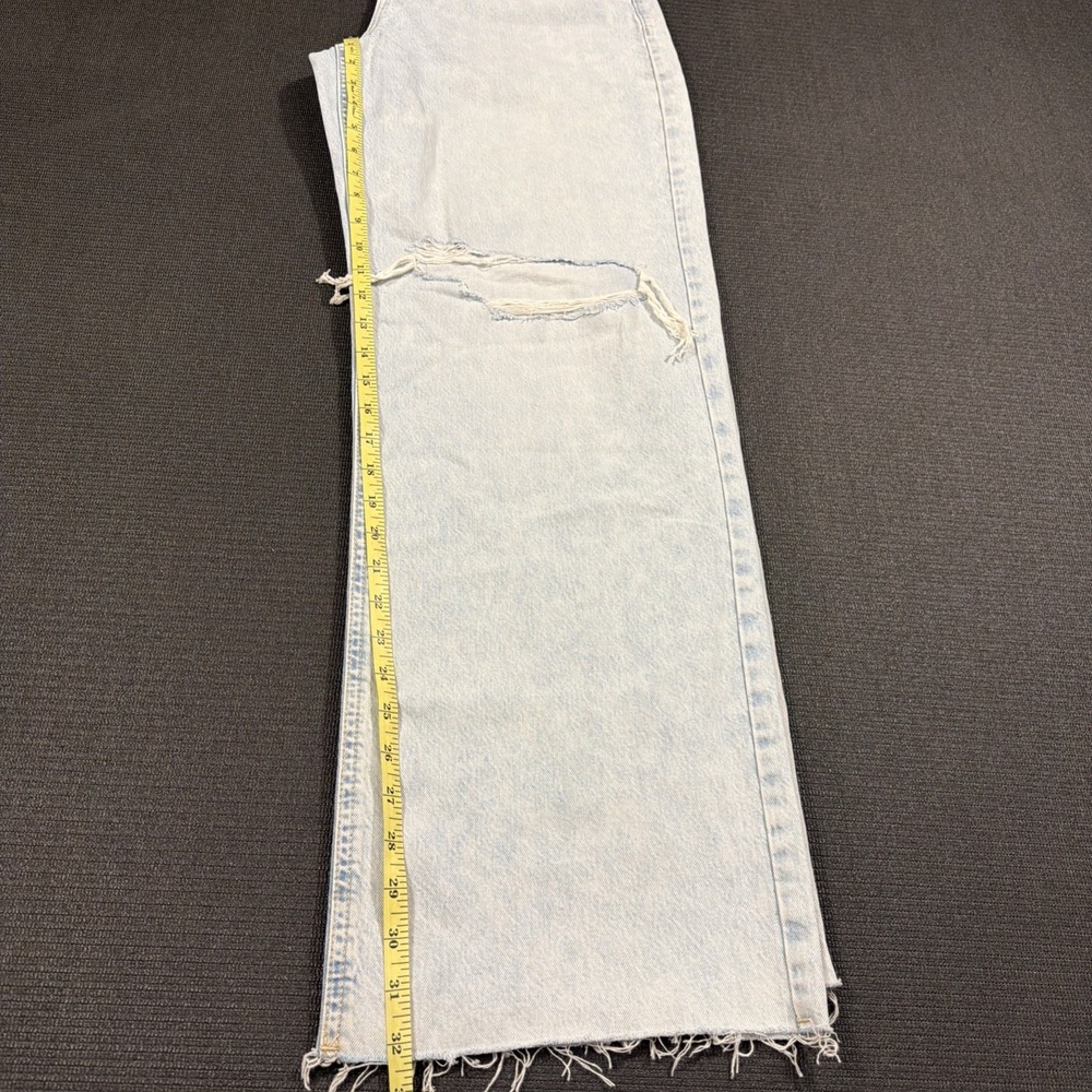 New Garage Denim urbain a Jambe Large street wide Leg Size 07/28 - Picture 6 of 6